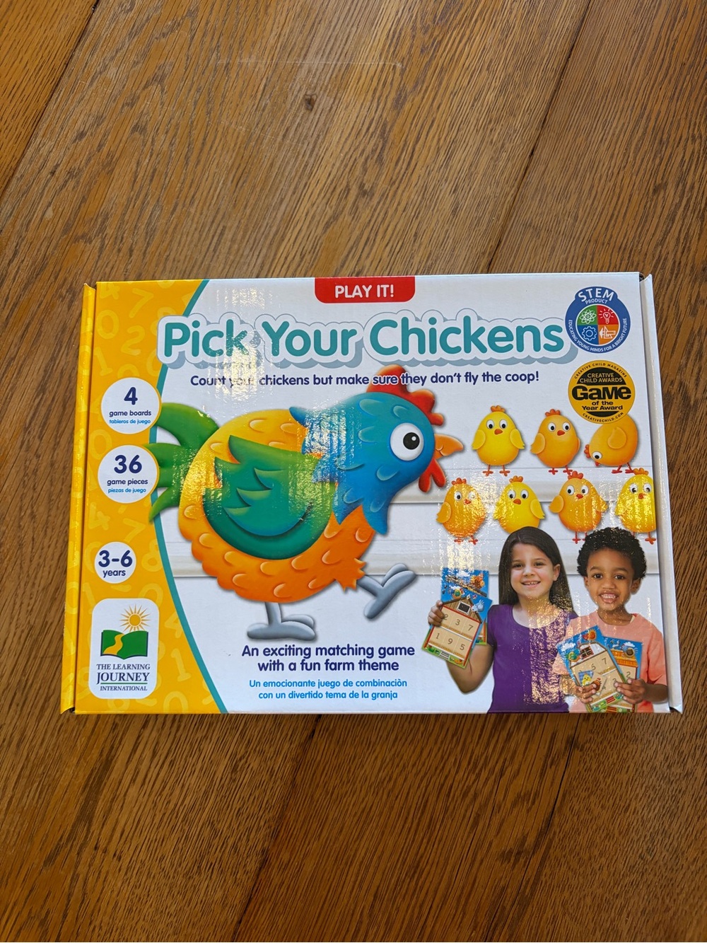 Pick Your Chickens Matching Game - Educational